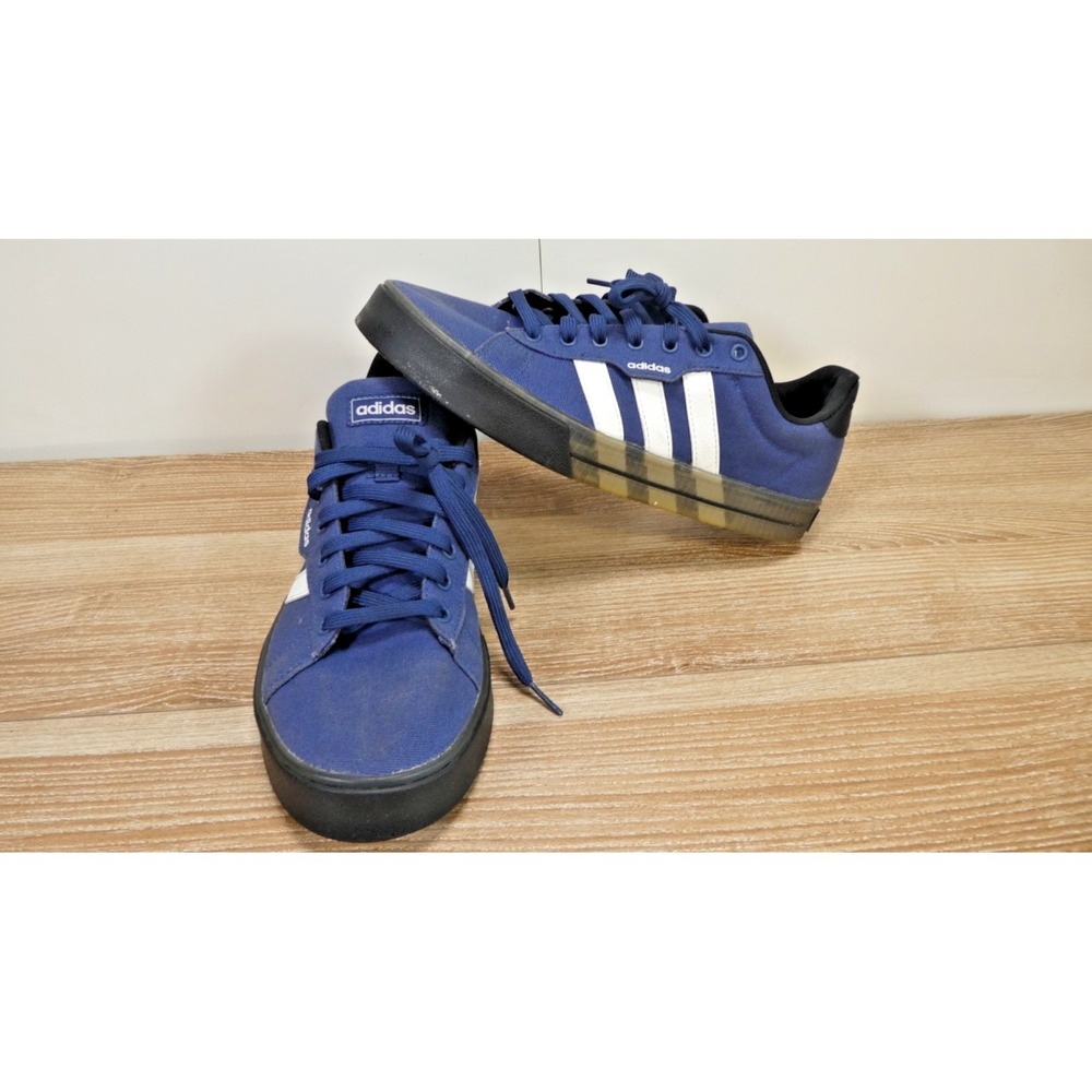Adidas Daily 3.0 Translucent Outsole Navy Blue White FX4357 Mens Size 9